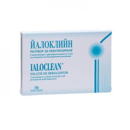 Ialoclean solutie pt nebulizator 5fiolex2ml