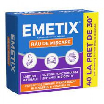 Emetix, 40 comprimate, Fiterman