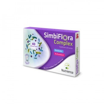 SimbiFlora Complex, 10 capsule vegetale, Antibiotice SA