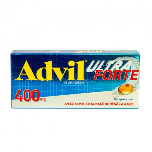 Advil Ultra Forte 400 mg x 10 cps. moi