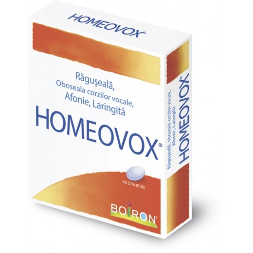 Homeovox, 60 drajeuri, Boiron