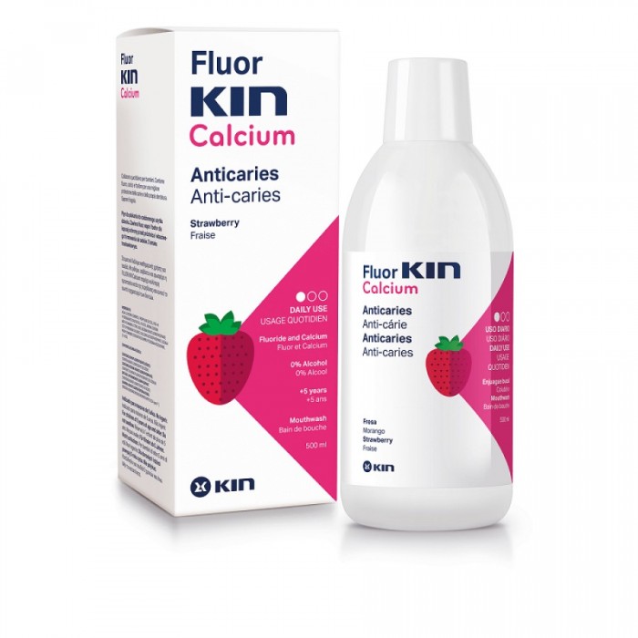 KIN apa de gura fluorkin calcium 500ml - FarmaCall