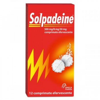 Solpadeine 500 mg/8 mg/30 mg x 12 compr.eferfescente, Omega Pharma