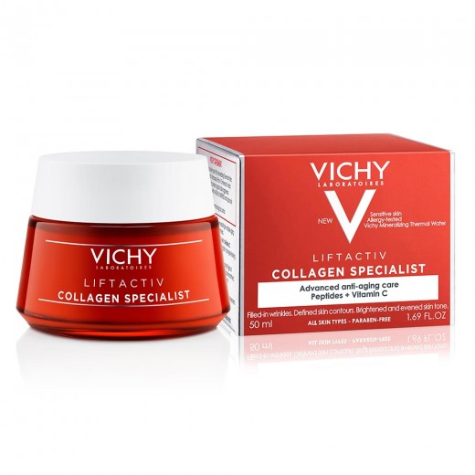 Vichy Liftactiv Collagen Specialist crema de zi toate tipurile de ten 50 ml