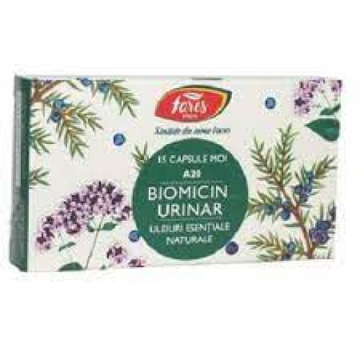 Biomicin Urinar x 15 caps.moi, Fares