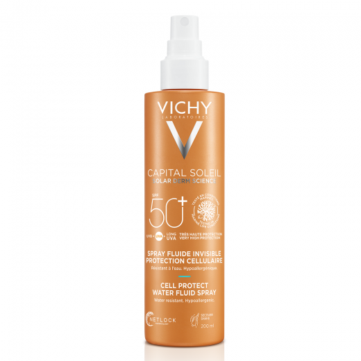 Spray protector invizibil SPF 50+ Capital Soleil, 200 ml, Vichy