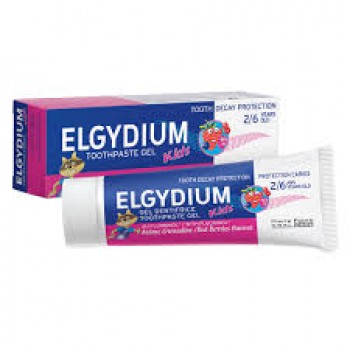 Pasta de dinti pentru copii cu aroma de fructe de padure, 3-6 ani, Elgydium Kids