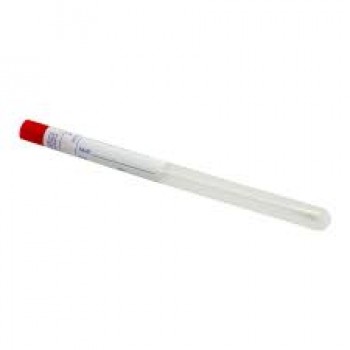 Tampon (exudat faringian) steril, tija plastic + bumbac
