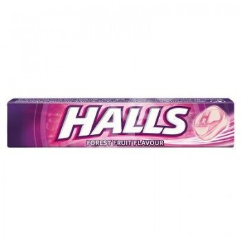 Halls Forest Fruit, Bomboane cu aroma de fructe de padure, 9 bucati, Kraft Food