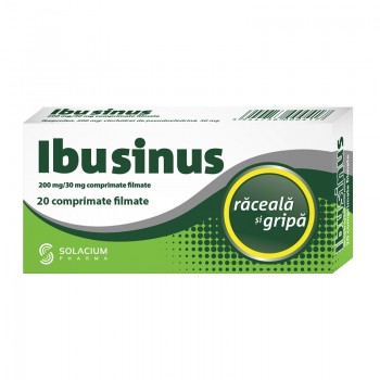 Ibusinus 200mg/30mg x 20cp.film Solacium Pharma