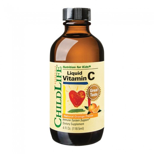 SECOM Vitamin C copii x 118.5 ml sirop cu gust de portocale