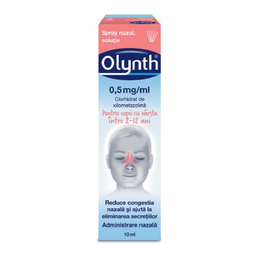 Spray nazal pentru copii 2-12 ani Olynth 0.5mg, 10 ml, Johnson&Johnson