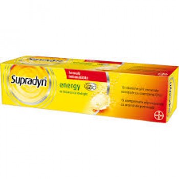 Supradyn energy + coenzima Q10 x 15 cpr.effervescente, Bayer 