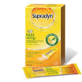 Supradyn Fast Energy Q10  x 10 plicuri orodispersabile, Bayer