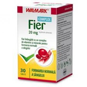 Fier complex 20mg, 30 tablete, Walmark