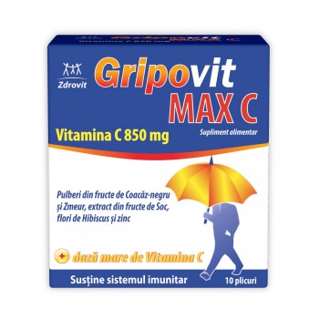 Zdrovit Gripovit Max C x 10 plicuri