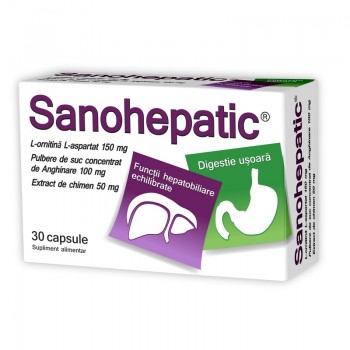 Sanohepatic, 30 capsule, Natur Produkt
